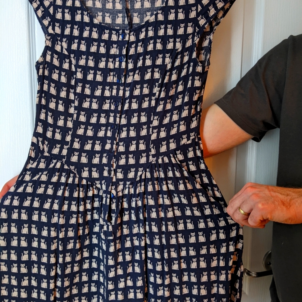 Adorable H&M dress for cat lovers 🐱 size 6